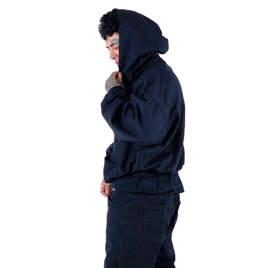 hoodie oversized negra